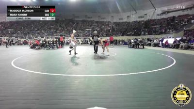 B5A-126 lbs Cons. Semi - Maddox Jackson, Claremore vs Noah Knight, Chickasha/Verden