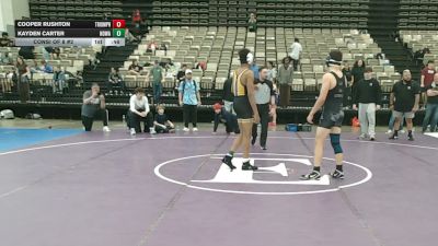 128-I lbs Consi Of 8 #2 - Cooper Rushton, Triumph Trained vs Kayden Carter, Northern Delaware Wrestling Academy