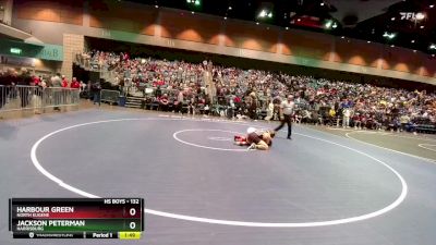 132 lbs Champ. Round 1 - Harbour Green, North Eugene vs Jackson Peterman, Harrisburg