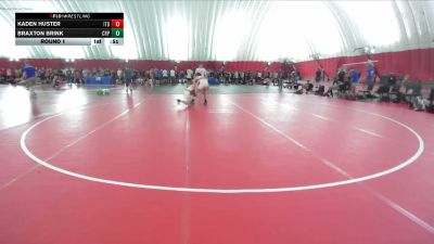 124-125 B Round 1 - Kaden Huster, Illinois Top Dawgs vs Braxton Brink, Cedar Rapids Prairie