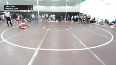 130 lbs Quarterfinal - Rachel Garcia, Edmond North vs Ariel Biggs, Jackson County