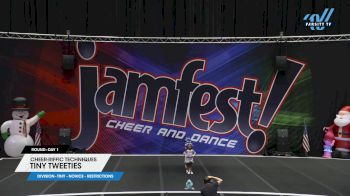 Cheer-riffic Techniques - Tiny Tweeties [2023 L1 Tiny - Novice - Restrictions Day 1] 2023 JAMfest San Antonio Classic