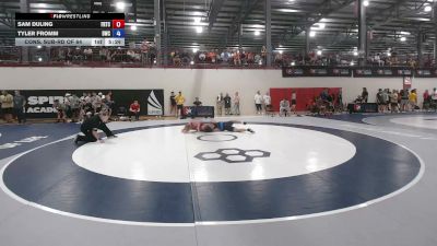 74 kg Cons. Sub-rd Of 64 - Sam Duling, Falcon Regional Training Center vs Tyler Fromm, Diplomat Wrestling Club