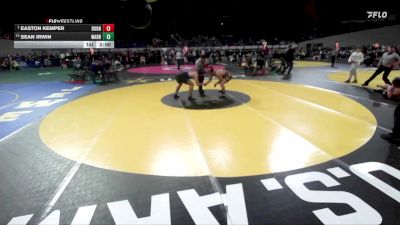 3A Boys 190 lbs Semifinal - Easton Kemper, Burns Boys vs Sean Irwin, Warrenton Boys