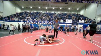 88 lbs Semifinal - Isaiah Meyers, Clinton Youth Wrestling vs Wyatt Williams, Choctaw Ironman Youth Wrestling