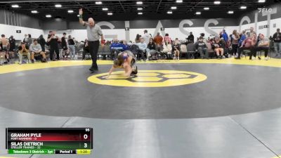 95 lbs Round 2 (6 Team) - Silas Dietrich, Steller Trained vs Graham Pyle, Fort Hammers