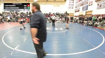 150 lbs Quarterfinal - Jace Iamunno, North Haven vs Alex Dombrowski, East Haven