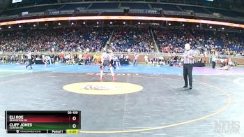 D3-150 lbs Cons. Round 2 - Cliff Jones, Clinton HS vs Eli Roe, Beaverton HS