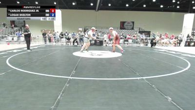 285 lbs Quarters - Carlos Rodriguez Jr., Heartland Wrestling Academy vs Logan Skelton, Shawnee Wrestling Club
