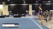 Ella Lee - Floor, Flips Gym #421 - 2021 USA Gymnastics Development Program National Championships