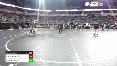 130.8 lbs Quarterfinal - Payton Maggarrd, Claremore Wrestling Club vs Mireya Gonzalez, Lexington Youth Wrestling Club