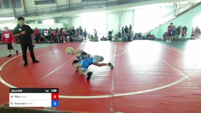 90 kg Semifinal - William Max, Savage House WC vs Nicholai Hayman, Hemet Youth WC