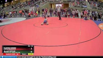 56 lbs Champ. Round 2 - Blake Boyles, Pleasant Hill Wrestling Club vs Clayne Svedin, Eastern Oregon Elite