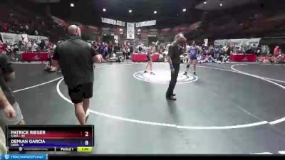 165 lbs Round 1 (8 Team) - Patrick Rieger, SJWA vs Demian Garcia, SAWA