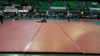 7A 165 lbs Quarterfinal - Matthew Ponder, James Clemens HS vs Chalie Sledge, Huntsville
