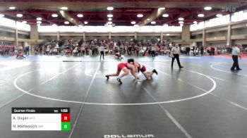 175 lbs Quarterfinal - Aidan Dugan, Westwood vs Nevin Mattessich, Don Bosco Prep