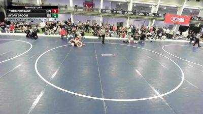 16U Boys - 150 lbs Champ. Round 1 - Thunder Page, South Central Punisher Wrestling vs Aydan Groom, Moyer Elite Wrestling