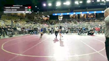 130 lbs Cons. Round 2 - Hailey Hernandez, Southwest Miami vs Abigail Moyer, Coral Springs