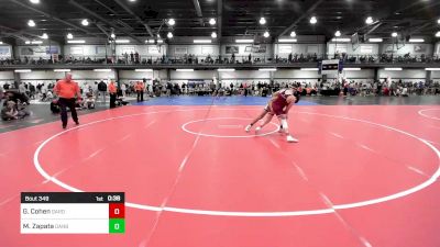 145 lbs Consi Of 32 #2 - Gabe Cohen, Garden City vs Melanio Zapata, Danbury