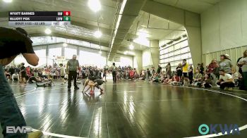 52 lbs Consi Of 8 #2 - Wyatt Barnes, Raw Wrestling Club vs Elliott Fox, Locust Grove Youth Wrestling