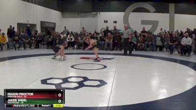 75 lbs Semis & 1st Wrestleback (8 Team) - Jakeb Wikel, Westshore vs Mason Proctor, Missouri Gold