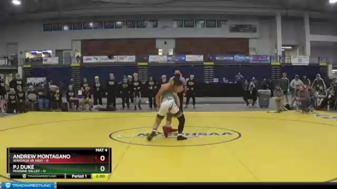 138 lbs Finals (4 Team) - PJ Duke, Minisink Valley vs Andrew Montagano ...