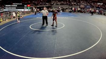 G 100 lbs Quarterfinal - Amaria Conrad, Destrehan Girls vs Willow Dixon, Walker Girls