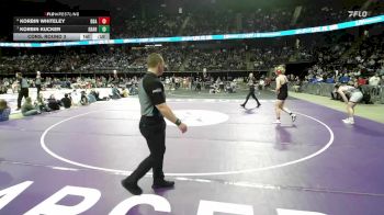 Cons. Round 3 - Korbin Whiteley, Deuel/Deubrook Area vs Korbin Kucker, Groton Area