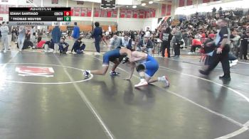 132 lbs Quarterfinal - Izaiah Santiago, Central Catholic vs Thomas Nguyen, Braintree