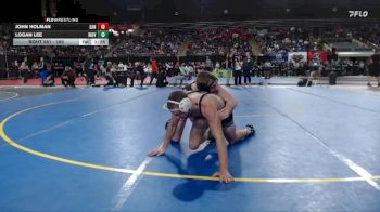 165 lbs Champ. Round 2 - Logan Lee, Ridgeview vs John Holman, Sandpoint