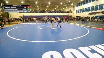 126 lbs Cons. Semi - Mason Rogers, CDA 2 vs Calister Crosby, University