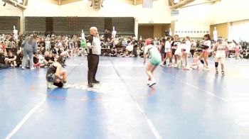 100 lbs Rr Rnd 3 - Sydney Daxberger, NewWhale Pink - Girls vs Gianna Pepe, Sassy Lassies FIWC - Girls