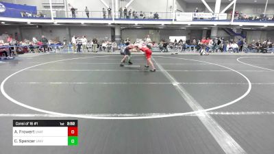 157 lbs Consi Of 16 #1 - Alex Frowert, UNATT - George Mason vs Cole Spencer, University Of Pennsylvania