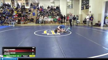 108 lbs Semifinal - Noah Raines, St James vs Drake Wood, Reeltown