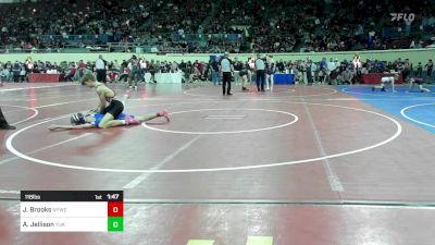 118 lbs Round Of 64 - Jackson Brooks, Newcastle Youth Wrestling vs Aaron Jellison, Yukon