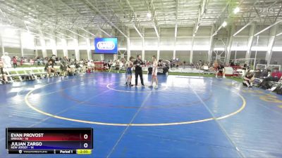 100 lbs 2nd Wrestleback (8 Team) - Evan Provost, Oregon vs Julian Zargo, New Jersey