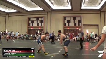 220 lbs Quarterfinals (8 Team) - Luca Mazzeo, American MMA & Wrestling vs Jeremy Smith, Revival Gray