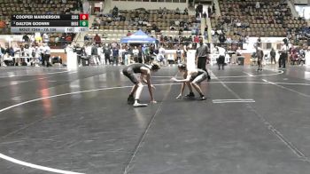 7A 106 lbs Cons. Semi - Cooper Manderson, Smiths Station Hs vs Dalton Godwin, Baker HS