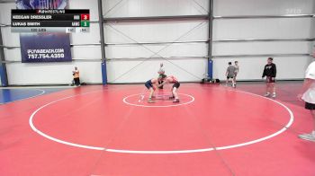 120 lbs Rr Rnd 2 - Keegan Dressler, Indiana Outlaws Black vs Lukas Smith, All-American Wrestling Club HS