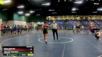 145 lbs Semifinal - Miracle Doetsch, Parkwood vs Zada English, Hoke County