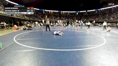 56 lbs Quarterfinal - Aaron Glennon, Exeter Twp vs Michael Berry Jr, Knoch