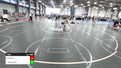 119 lbs Consi Of 16 #1 - Sam Miller, PA vs Louis Kennedy, NY