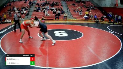 189 lbs Cons. Round 5 - Chase Elchin, Somerset Area Hs vs Zeshawn Williams, Freedom Area Hs