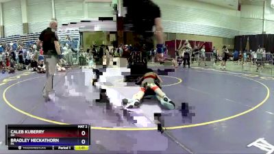 70 lbs Cons. Round 3 - Caleb Kuberry, OH vs Bradley Heckathorn, PA