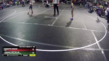 60 lbs Cons. Round 1 - Hudsyn Hagan, HWA vs Joshua Pettis Jr., Junior Titans Wrestling Club