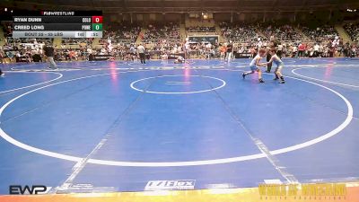 55 lbs Consi Of 32 #2 - Ryan Dunn, Colorado Top Team vs Creed Long, Powerhouse Comanche OK