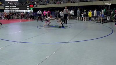 66 lbs Consi Of 8 #2 - Isaac Berrier, Enola vs Brett Van Vacter, Philadelphia