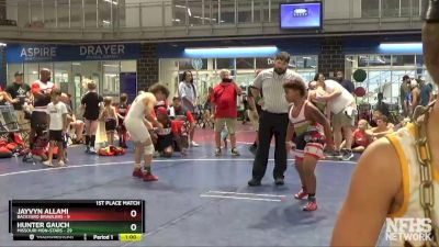 110 lbs Placement Matches (16 Team) - Hunter Gauch, Missouri Mon-Stars vs Jayvyn Allami, Backyard Brawlers