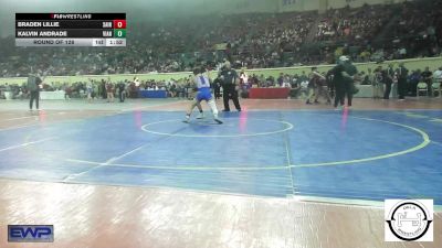 118 lbs Round Of 128 - Braden Lillie, Saint's Wrestling Club vs Kalvin Andrade, Vian