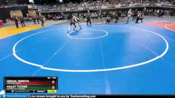 6A - 138 lbs Semifinal - Hailey Tucker, Haltom City Haltom vs Abigail Sebesta, Langham Creek